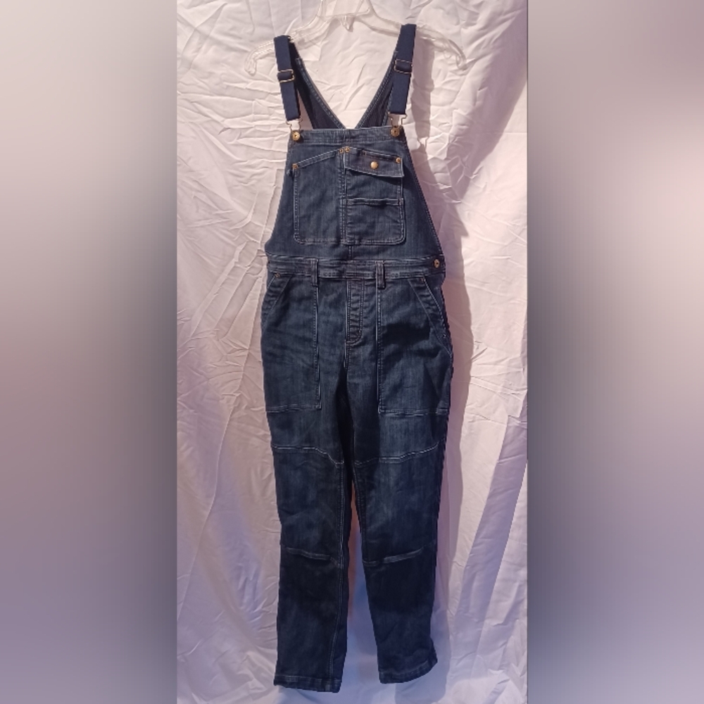 Duluth Trading fleece lined overalls EUC